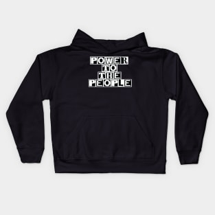 Power To The People Kids Hoodie